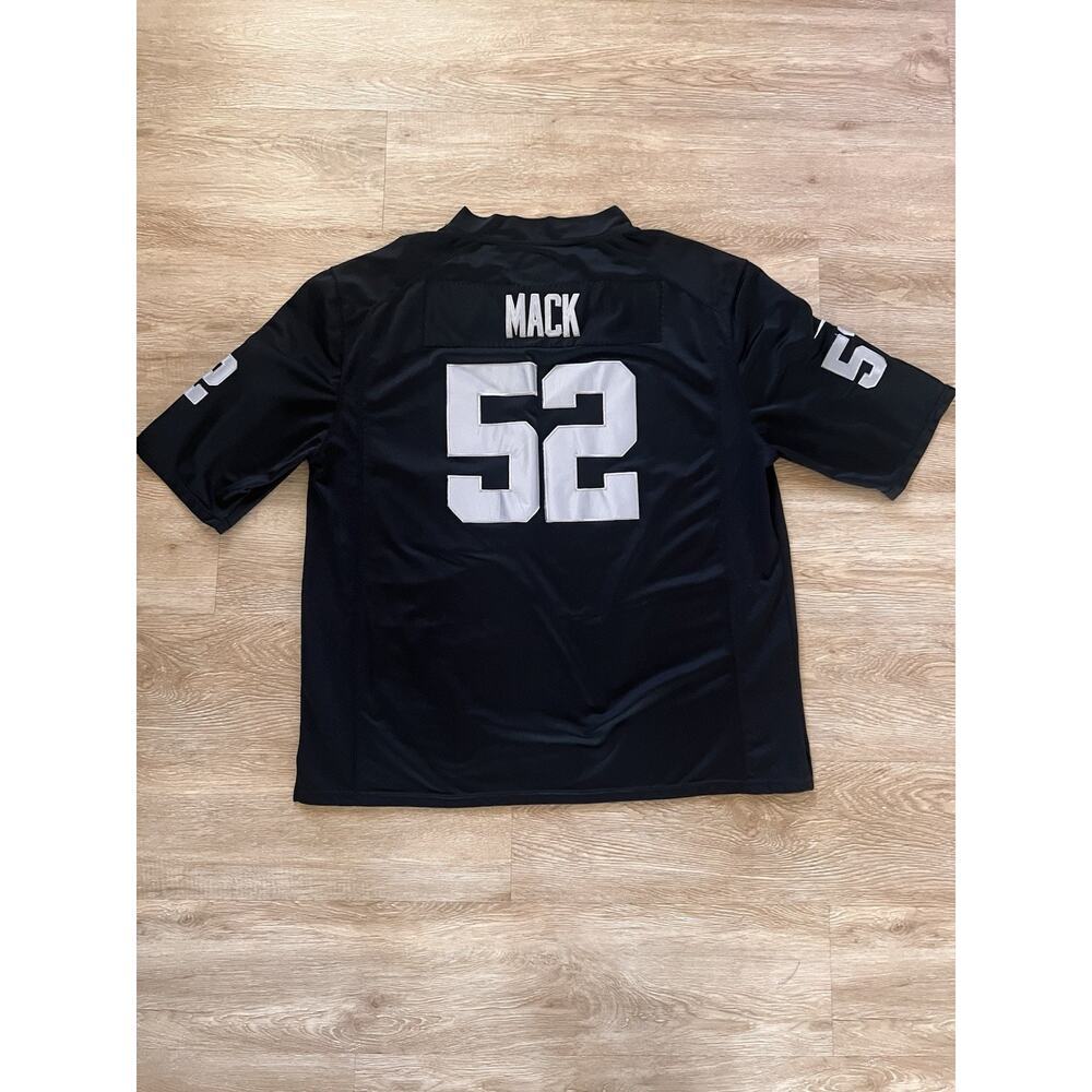 Nike Khalil Mack Raiders #52 NFL Jersey Mens XXL Black Oakland Las Vegas - Picture 2 of 8